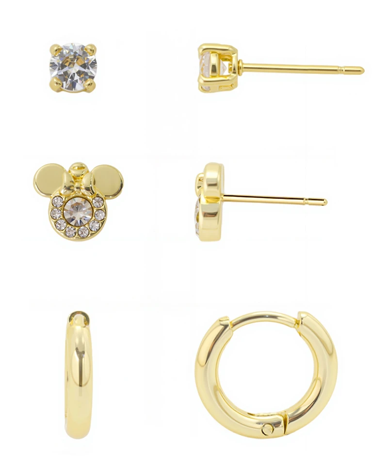 Disney Minnie Mouse Crystal Earring Set