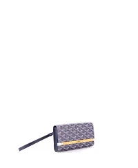 Pre-Owned Goyard Mini Monte Carlo Clutch Coated Canvas