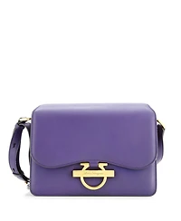 Pre-Owned Salvatore Ferragamo Medium Joanne Shoulder Bag Leather