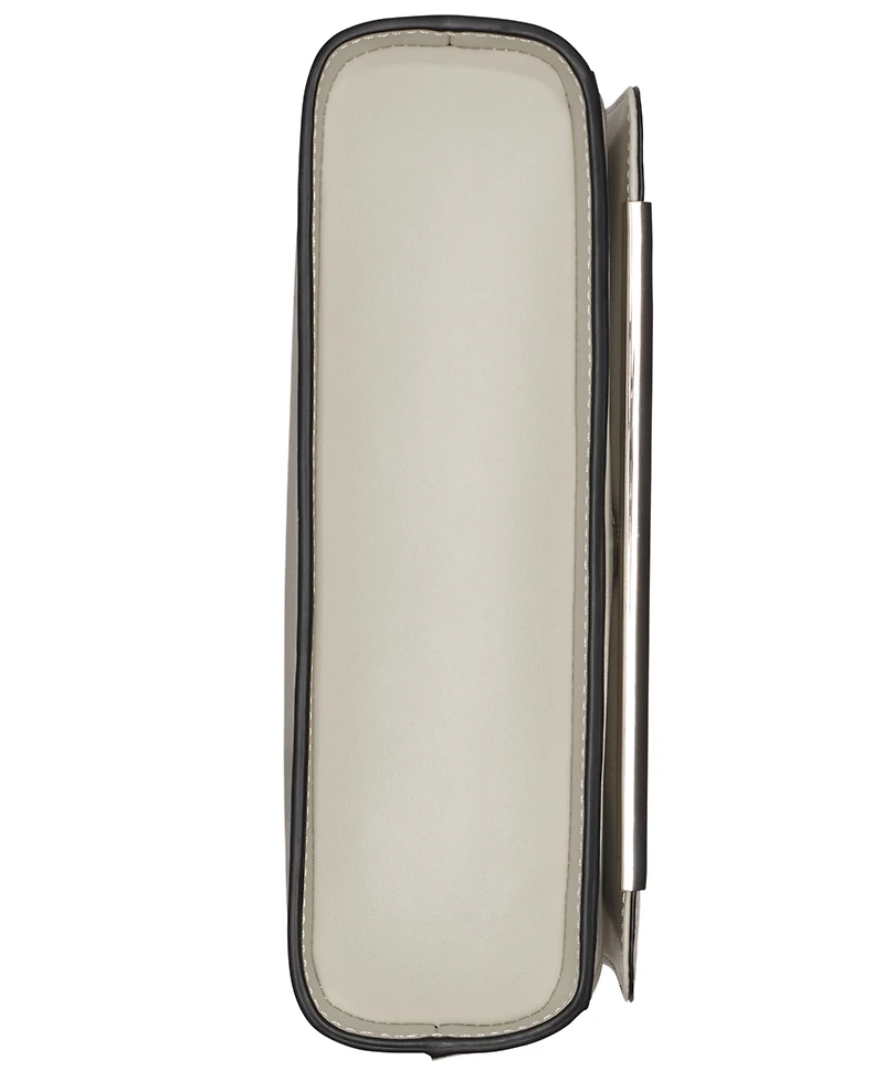 Macy's Alia Croc Magnetic Snap Shoulder Bag