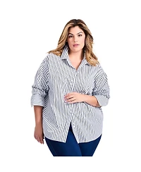 Avenue Women's Breanna Classic Poplin Shirt