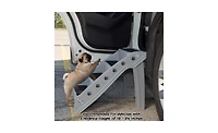 Petmaker 4-Step Foldable Dog Stairs, Gray