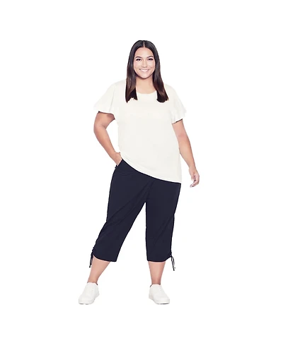 Avenue Women's Cotton Cinch Capri