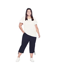 Avenue Women's Cotton Cinch Capri