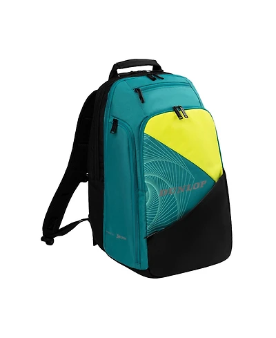 Dunlop Sx Performance Tennis Backpack - Blk/Yellow/Teal