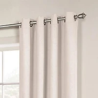 Thermalogic Ventura Triple Pass Foamback Blackout Top Panel With 8 Metal Grommets - 104x84", White