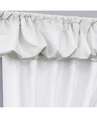 Commonwealth Prescott Rod Pocket Dressing Window Curtain Panel Set - 80x63", White