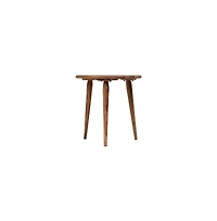 Porter Designs Urban Solid Sheesham Wood End Table, Natural