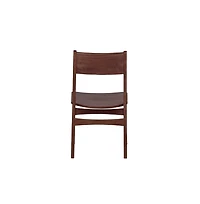 Porter Designs Portola Solid Acacia Wood Dining Chair, Brown (Set of 2)