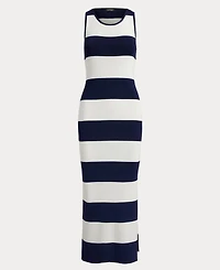 Lauren Ralph Women's Striped Midi Tank Dress