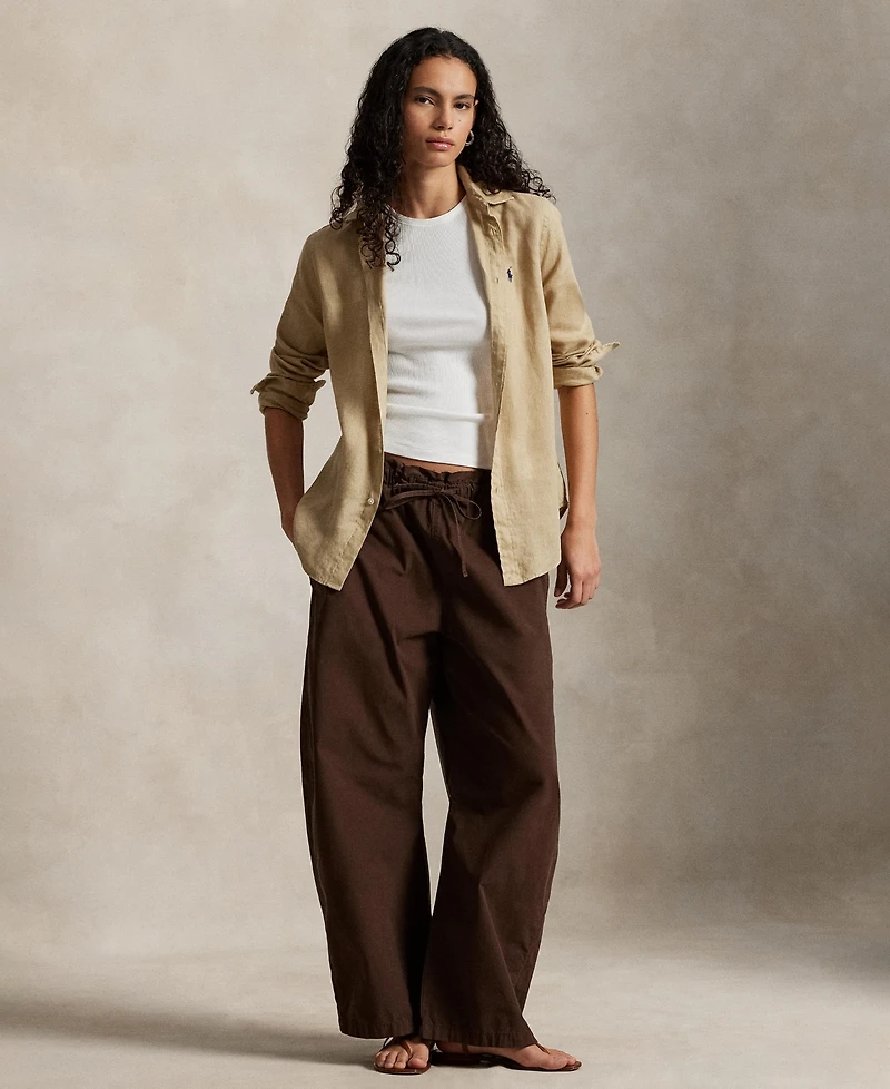 Polo Ralph Lauren Women's Classic-Fit 100% Linen Shirt