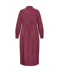 City Chic Women's Leia Long Sleeve Midi Dress