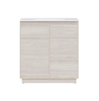 Swiss Madison St. Tropez 36" Freestanding Bathroom Vanity in White Oak with Sink Top