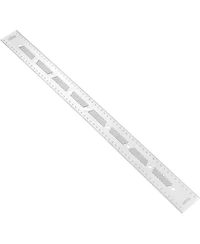 JessEm 07417 Stainless Steel 600mm Precision Ruler with Patented Flex Grip and Fade Resistant Markings