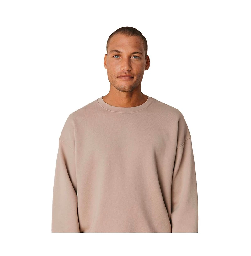 Ocio Men's Men s Organic Cotton Teddy Oversized Crewneck