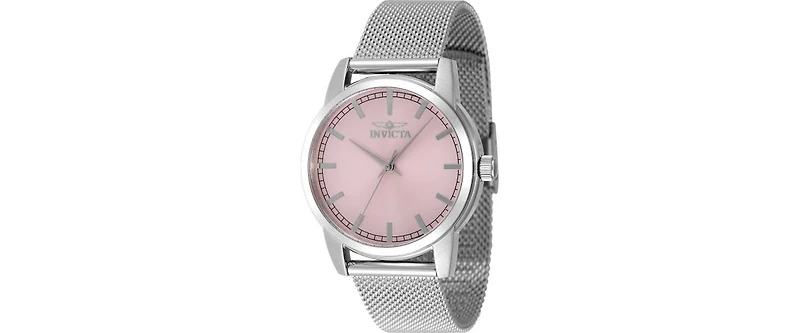 Invicta Women's 48514 Celestial Quartz 3 Hand Pink Dial Watch
