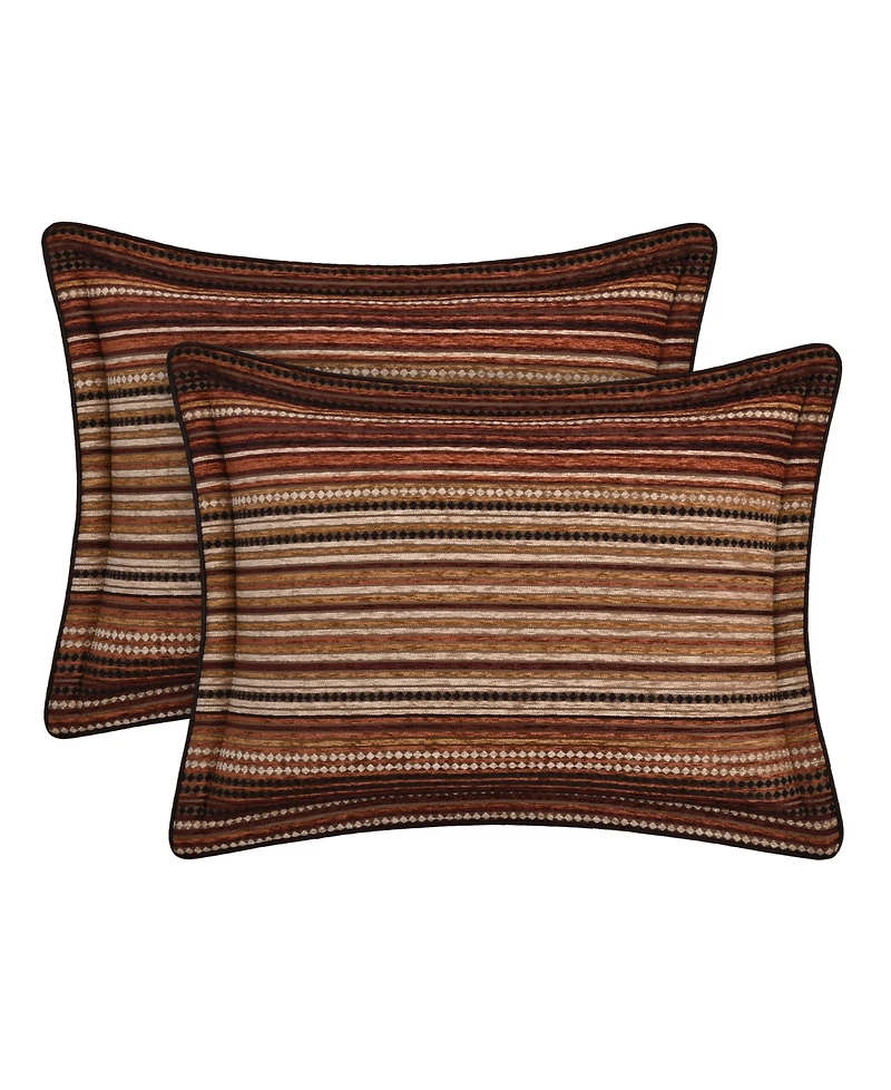 J Queen New York Sundance Chenille Stripe 4-Pc. Comforter Set, California King