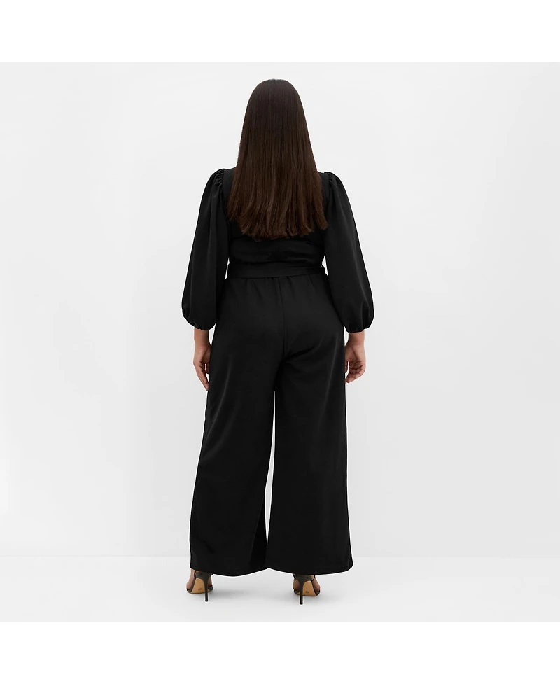 City Chic Women's Tahlia Wide Leg Jumpsuit