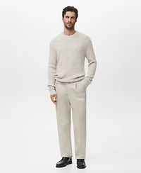 Mango Men's Cotton Specked Sweater