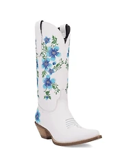 Dingo Women's Shoes Designed With Floral Embroidery(Posie) - Boots.