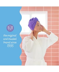 Turbie Twist Deluxe Wet Dry - Microfiber Tt and Shower Cap Multicolor