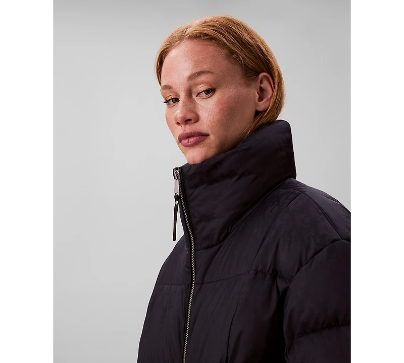 Calvin Klein Jeans Women's Monogram Puffer Long-Sleeve Jacket