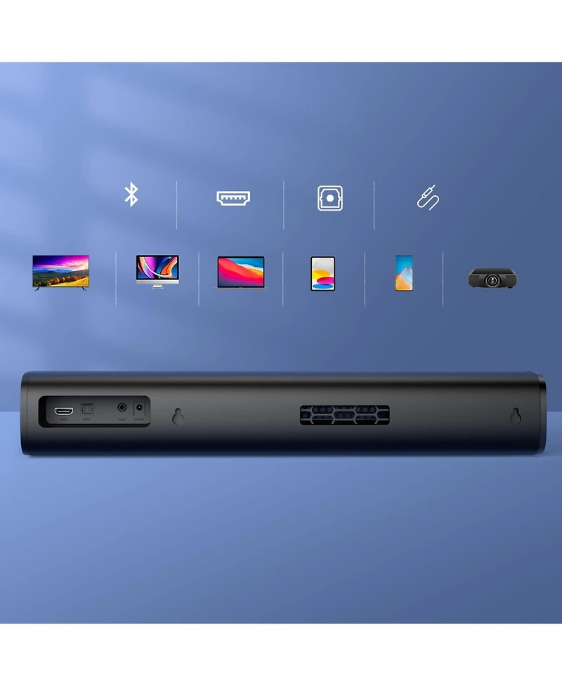 Cowin Tv Sound Bar Bluetooth Surround Sound 17Inch