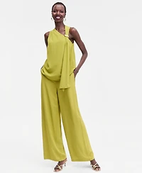 I.n.c. International Concepts Women's Sleeveless Scarf Top, Macy's Exclusive