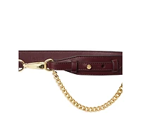 Lauren Ralph Women's Smooth Dog-Clip Belt