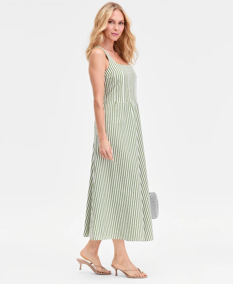 I.n.c. International Concepts Women's Bryn Sleeveless Striped Dress, Macy's Exclusive