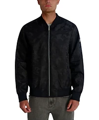 Karl Lagerfeld Paris Men's Camo Bomber Jacket