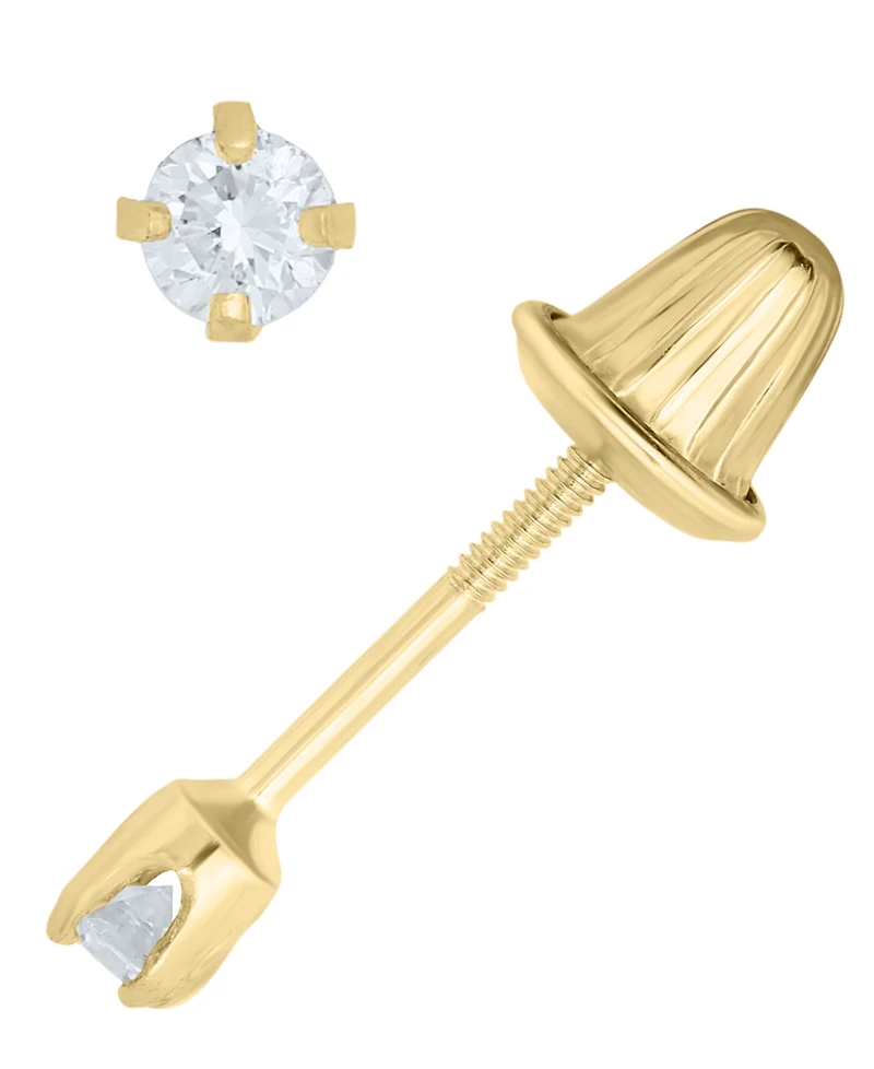 Macy's Diamond Earrings (.010 ct. t.w.) in 14K Gold