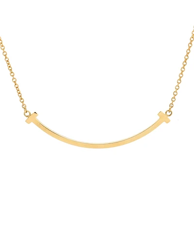 Pre-Owned Tiffany & Co T Smile Pendant Necklace