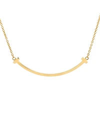Pre-Owned Tiffany & Co T Smile Pendant Necklace