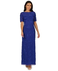 Adrianna Papell Women's Soutache Column Maxi Dress
