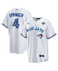 Nike Men's George Springer White Toronto Blue Jays 2025 World Series Home Replica Player Jersey