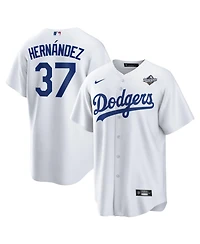 Nike Men's Teoscar Hernandez White Los Angeles Dodgers 2025 World Series Home Replica Player Jersey