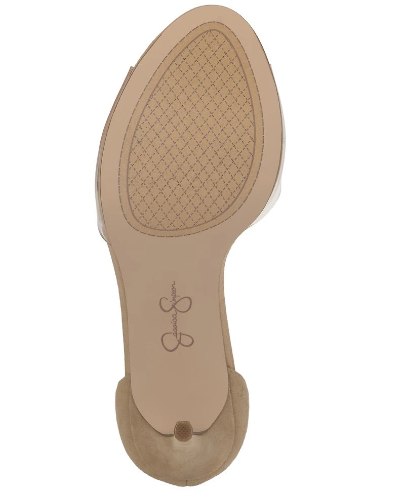 Jessica Simpson Women's Daisile Ankle Strap Heeled Sandals