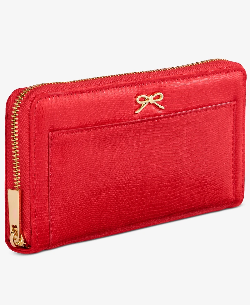 On 34th Angii Solid Zip-Around Wallet