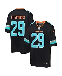 Nike Big Boys and Girls Minkah Fitzpatrick Pitch Blue Miami Dolphins 2025 Rivalries Collection Game Jersey