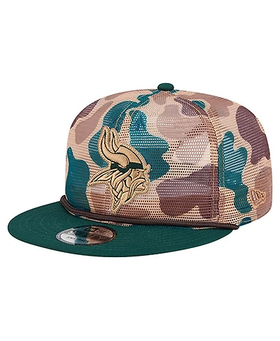 New Era Men's Camo Minnesota Vikings Duck Camo 9FIFTY Snapback Hat