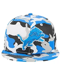 New Era Men's Blue/Black Detroit Lions 59FIFTY Fitted Hat