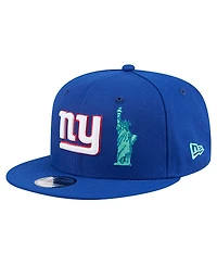 New Era Big Boys and Girls Royal New York Giants Liberty 9FIFTY Snapback Hat