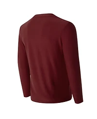 Concepts Sport Men's 2-Piece Maroon Washington Commanders Chestnut Long Sleeve Top and Pants Set
