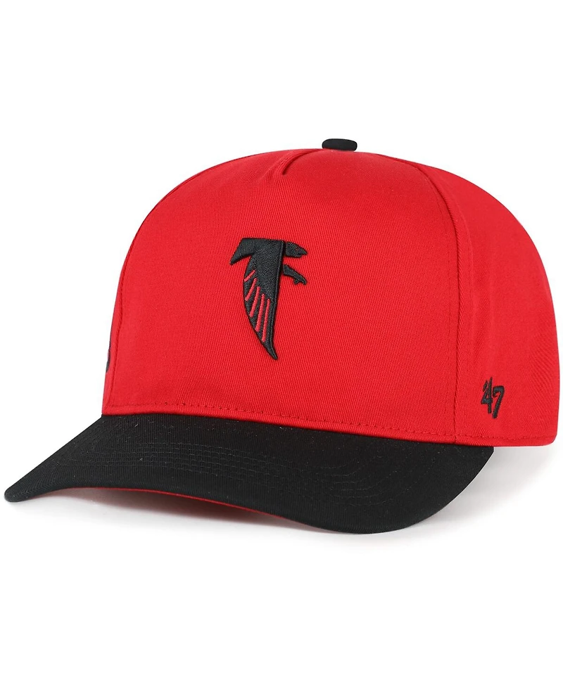 '47 Brand Men's Red/Black Atlanta Falcons 1966 Throwback Collection Sure Shot Hitch Adjustable Hat