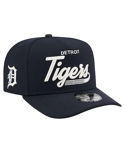 New Era Men's Navy Detroit Tigers Local Play A-Frame 9FIFTY Snapback Hat