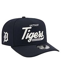 New Era Men's Navy Detroit Tigers Local Play A-Frame 9FIFTY Snapback Hat