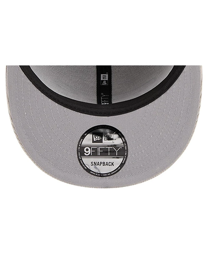 New Era Men's Gray Minnesota Vikings Cord Rope Corduroy 9FIFTY Snapback Hat