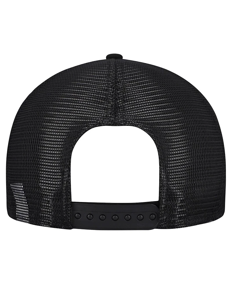 New Era Men's Gray/Black Pittsburgh Steelers Cork Split Panel 9FIFTY Trucker Snapback Hat