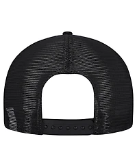 New Era Men's Gray/Black Pittsburgh Steelers Cork Split Panel 9FIFTY Trucker Snapback Hat